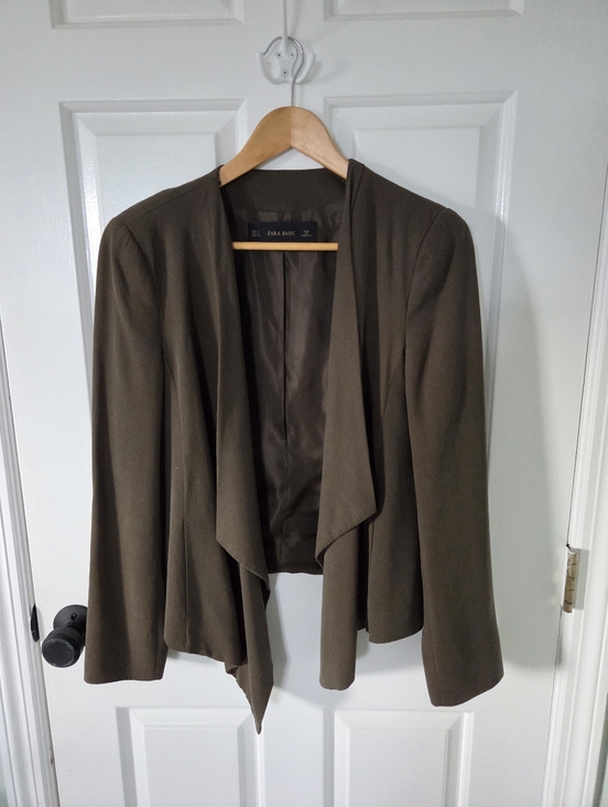 Zara Jackets & Blazers - Open Front Blazer | Army Green